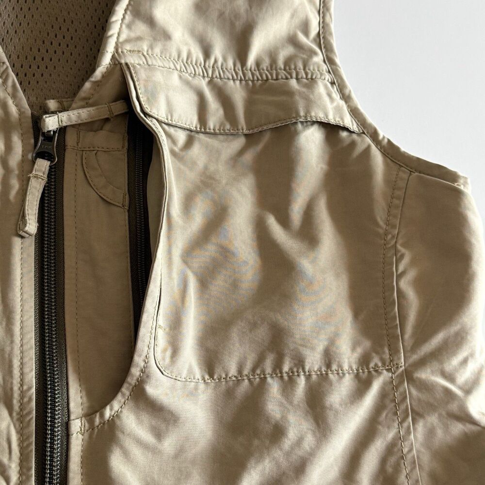EXOFFICIO Womens Size Small Beige Tan Travel Vest w/Multi Pockets for Utility - Picture 16 of 16